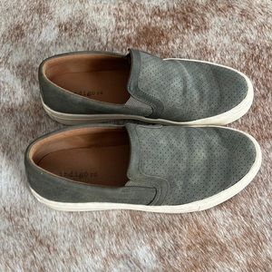 Used soft suede boat shoes